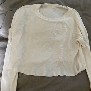 Brandy cropped long sleeve